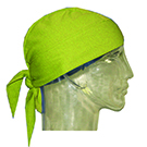6536 Occunomix MiraCool® HyperKewl™ Evaporative Cooling Skull Caps - Hi-Viz Lime